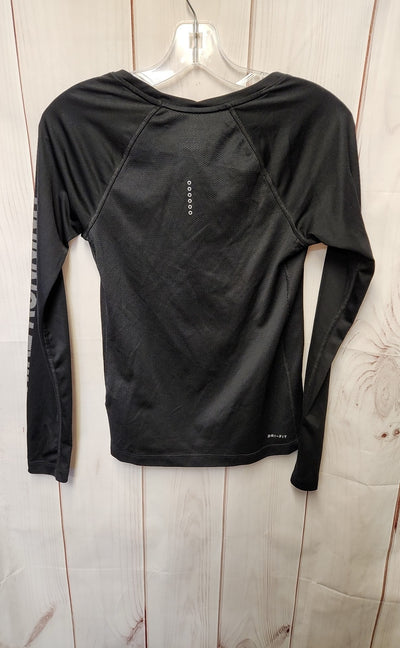 Nike Women's Size XS Black Long Sleeve Top