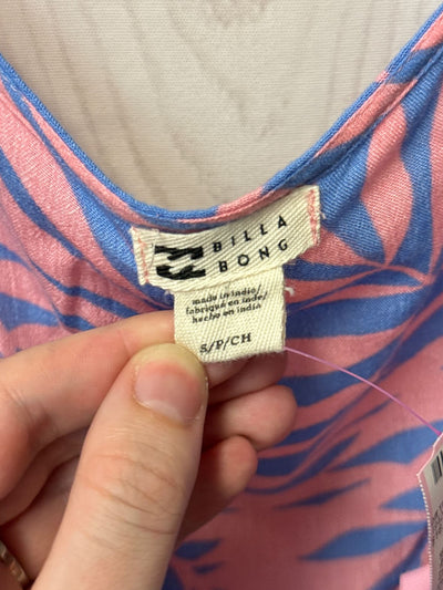 Billabong Women's Size S Blue & Pink Dress