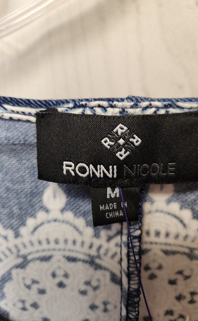Ronni Nicole Women's Size M Blue Dress
