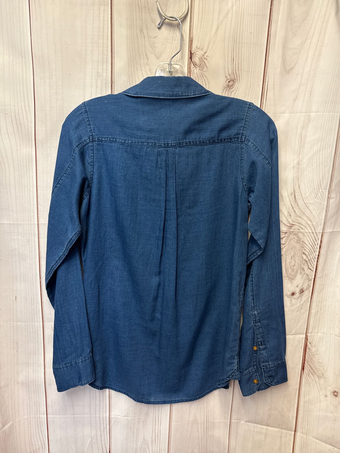 J Crew Women's Size 00 Blue Long Sleeve Top