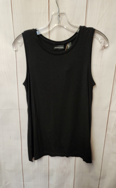 Adrienne Vittadini Women's Size S Black Sleeveless Top