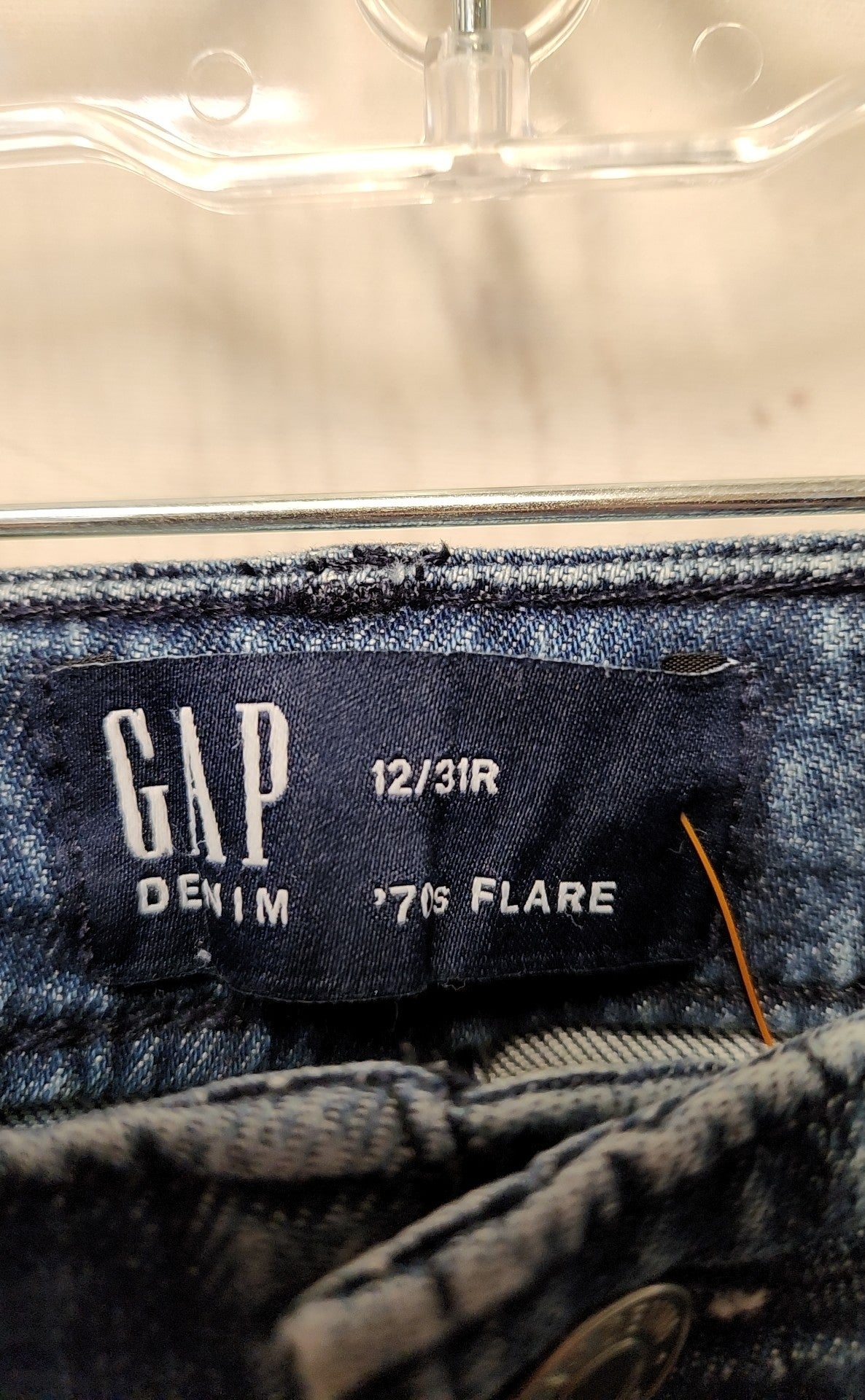 Gap Women's Size 31 (11-12) Blue Jeans '70s Flare