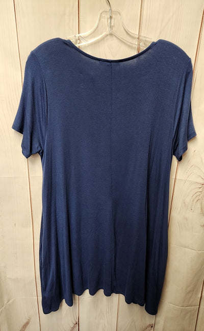NWT Nic & Lulu Women's Size M Blue Dress