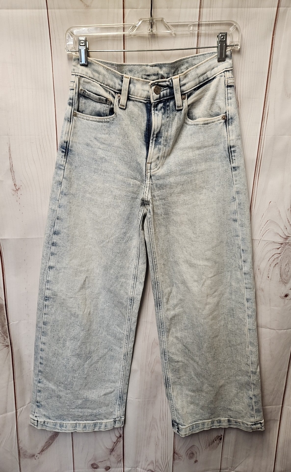 Gap Women's Size 24 (00) Blue High Rise Stride Ankle Jeans
