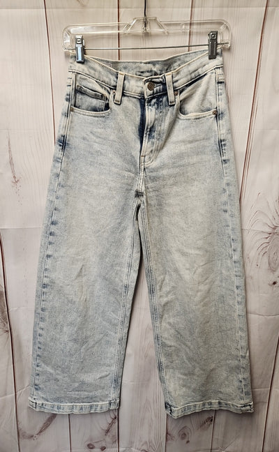 Gap Women's Size 24 (00) Blue High Rise Stride Ankle Jeans