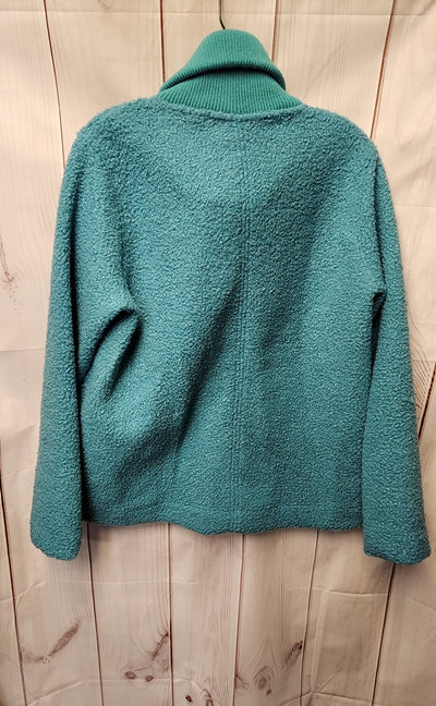 Lands End Women's Size S Teal Sweatshirt