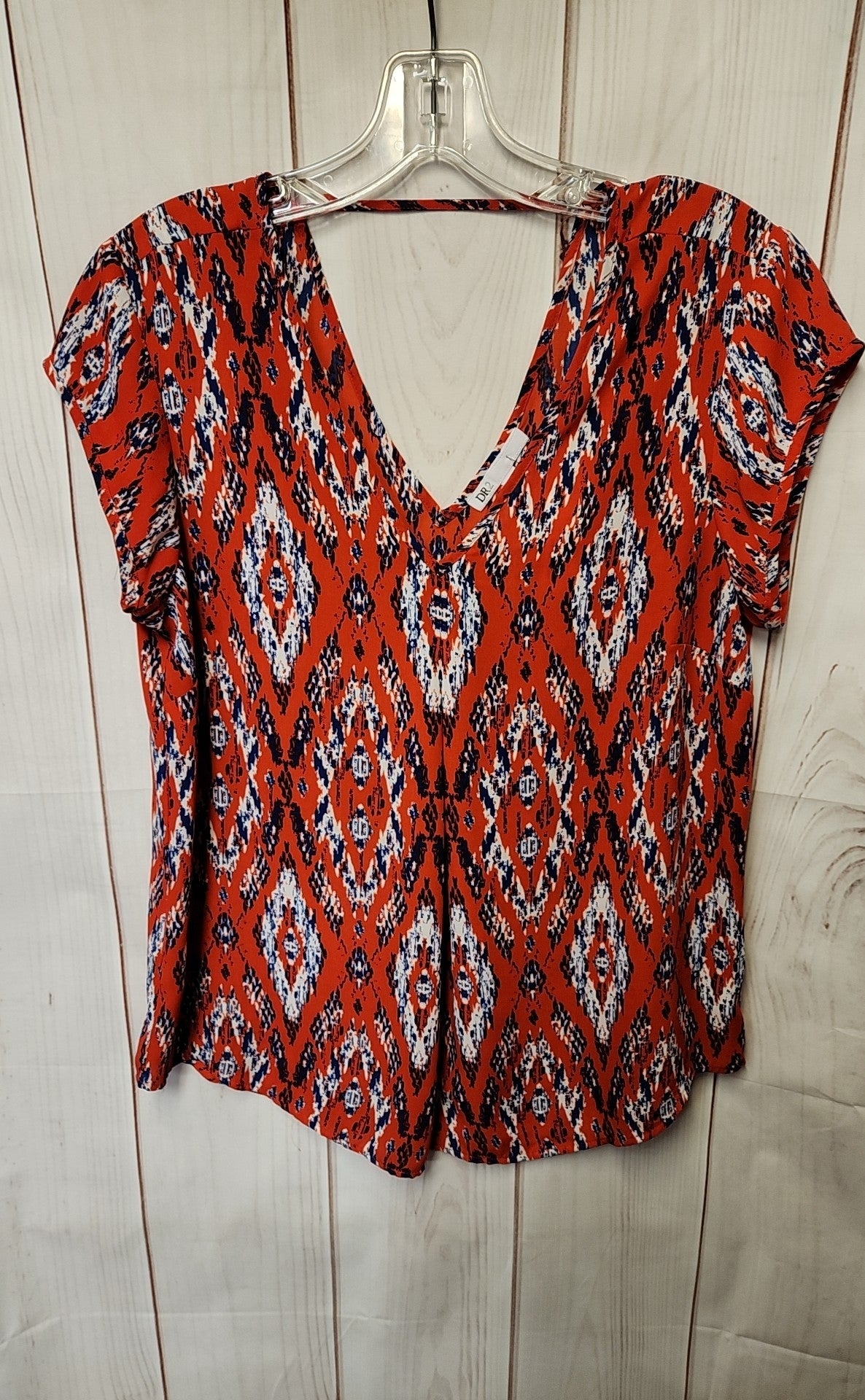 Dr2 Women's Size S Red Short Sleeve Top