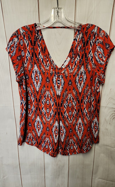 Dr2 Women's Size S Red Short Sleeve Top