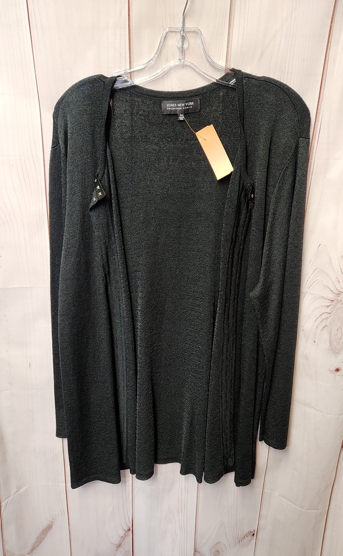 Jones New York Women's Size 2X Black Cardigan