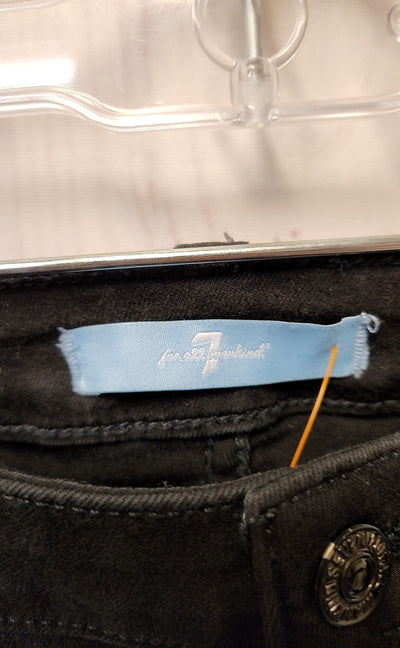 7 For All Mankind Women's Size 28 (5-6) Black Jeans