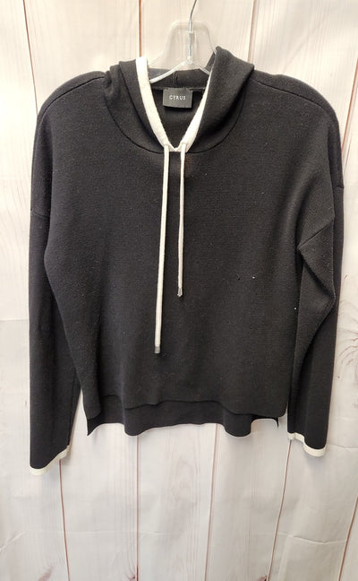 Cyrus Women's Size S Black Hooded Sweater
