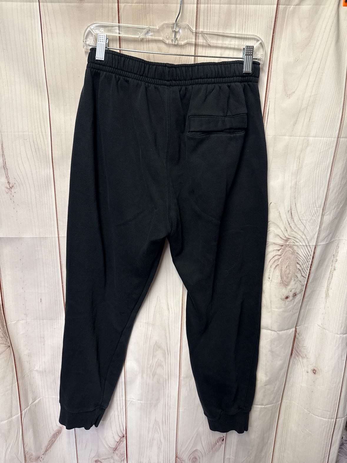 Nike Men's Size M Black Club Fleece Jogger Sweatpants Bv2671 Elastic Waist Back