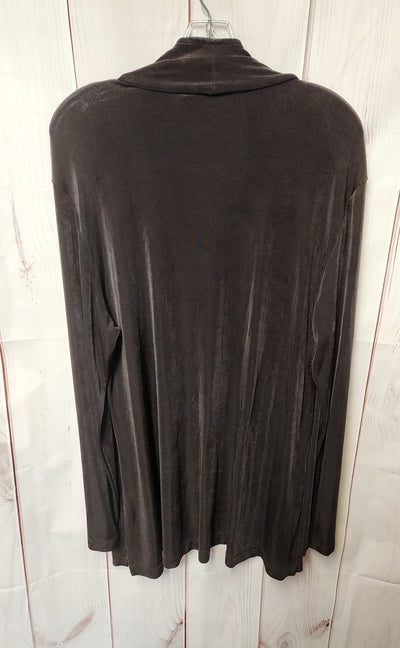 Travelers by Chico's Women's Size 3 = US XL Brown Cardigan