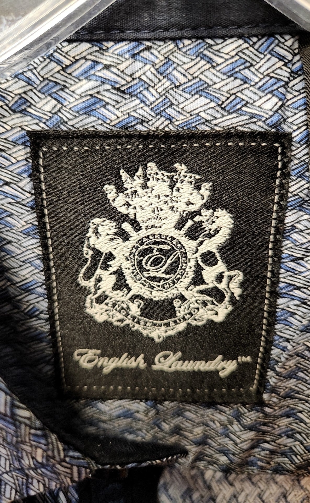 English Laundry Men's Size S Blue Shirt