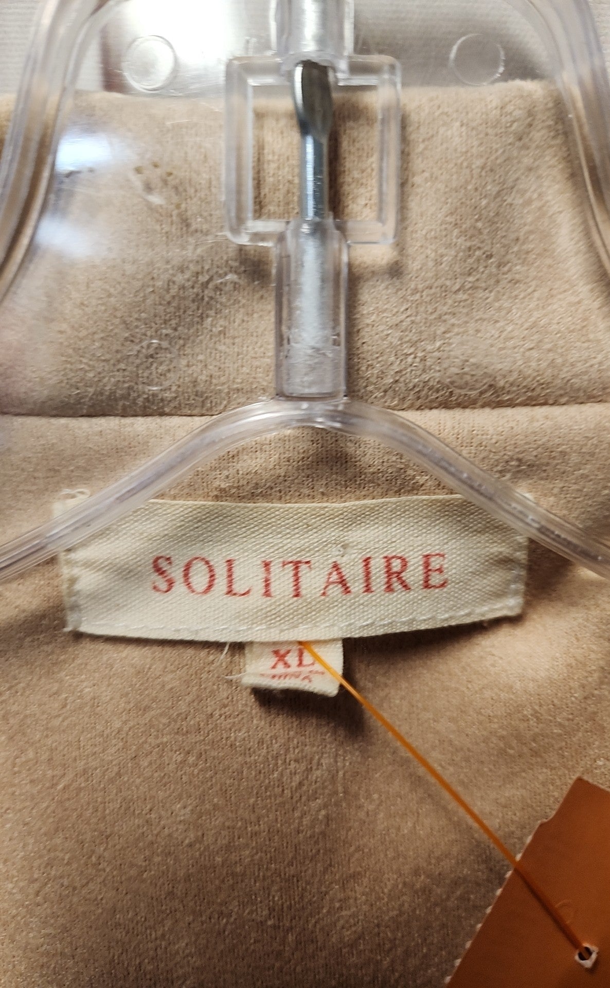 Solitare Women's Size XL Beige Jacket
