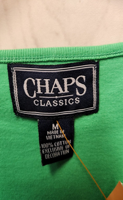Chaps Women's Size M Green Sleeveless Top