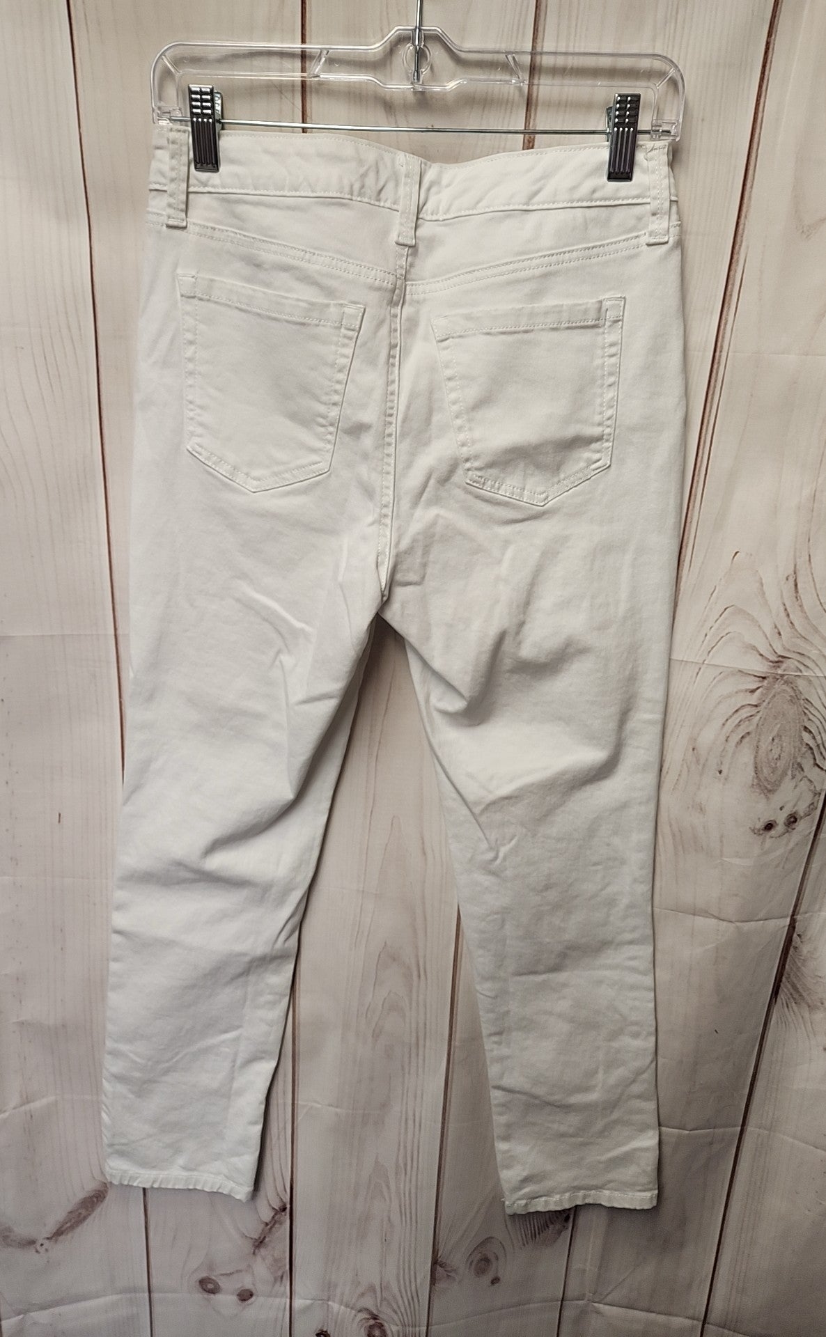 Charter Club Women's Size 6 Petite White Pants Lexignton Straight
