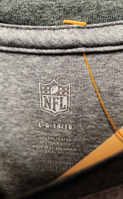 Patriots Boy's Size 14/16 Gray Shirt