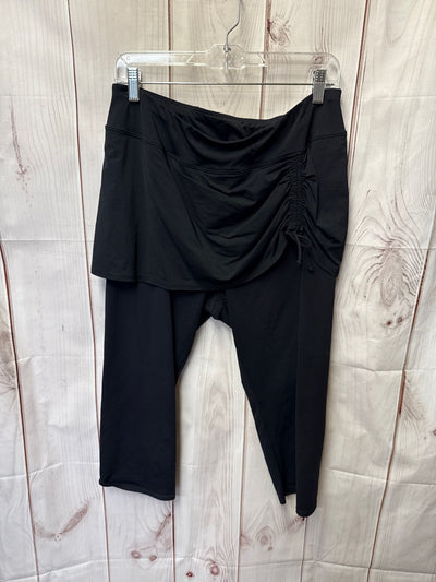 Lands End Women's Size L Black Leggings