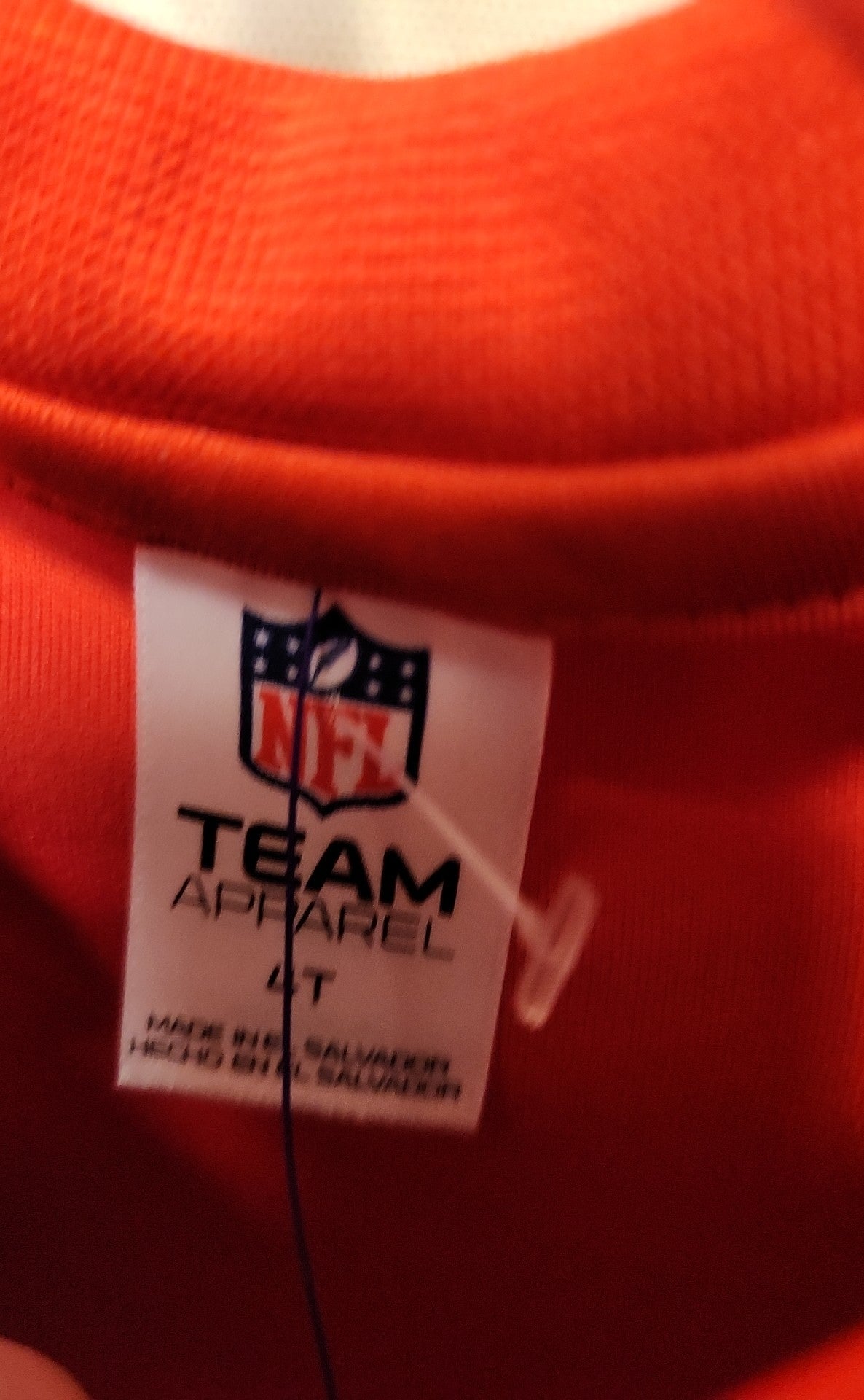 NWT Patriots Boy's Size 4 Red & Blue Shirt