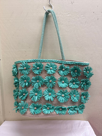 Teal Tote Bag
