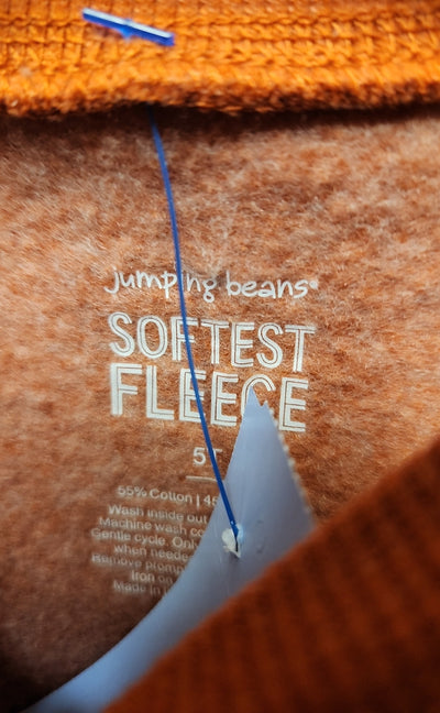 Jumping Beans Boy's Size 5 Orange Sweatshirt