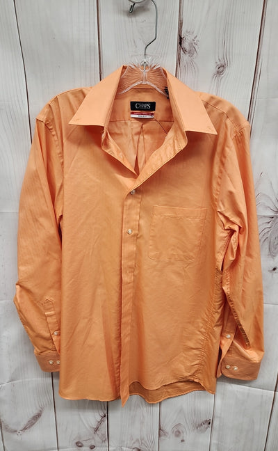 Chaps Men's Size S Orange Shirt