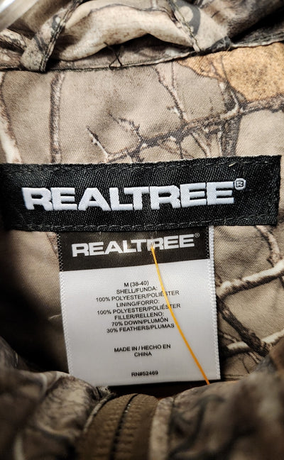 NWT Realtree Men's Size M Green Camoflauge Jacket