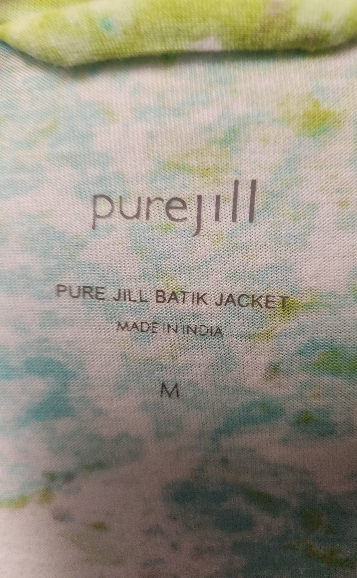 Pure Jill Women's Size M Green Cardigan