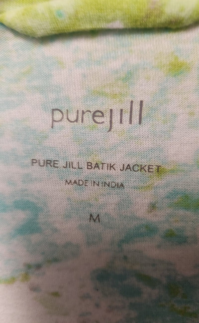 Pure Jill Women's Size M Green Cardigan