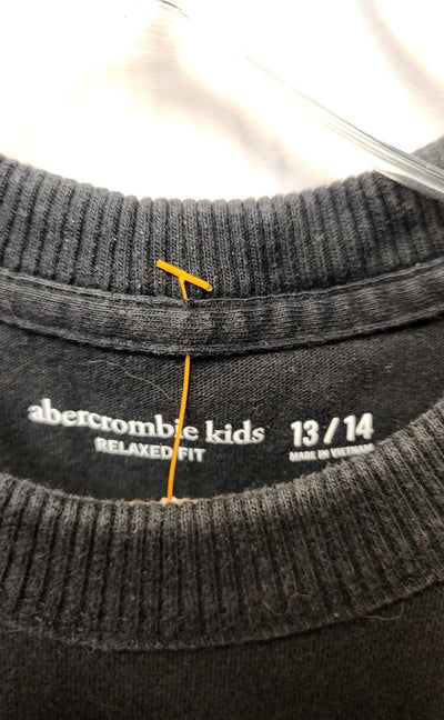abercrombie Boy's Size 14 Black Shirt