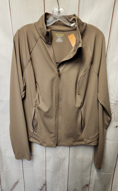 Tek Gear Women's Size XL Brown Active Jacket