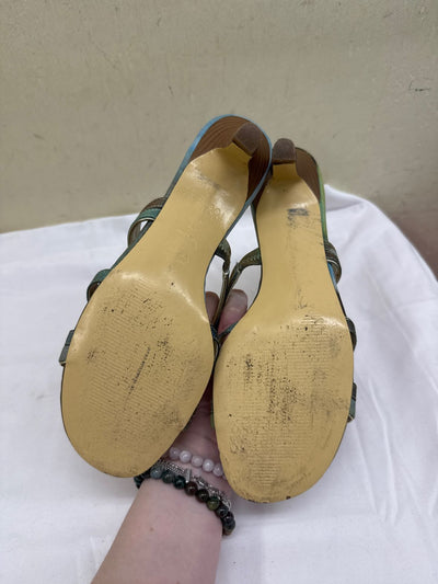 Mootsies Tootsies Women's Size 8-1/2 Blue Sandals