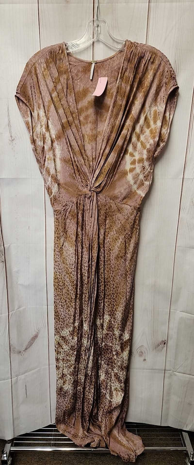 Young Fabulous & Broke Women's Size M Brown Animal Print Dress