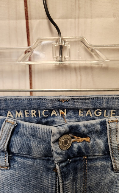 American Eagle Women's Size 25 (0) Blue Jeans Curvy Hi- Rise Jegging