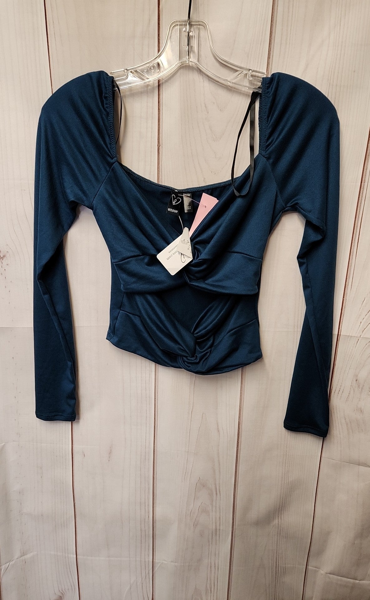 NWT Windsor Women's Size S Teal Long Sleeve Top
