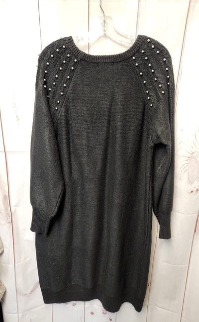 NWT Lane Bryant Women's Size 18/20 Black Knit Dress