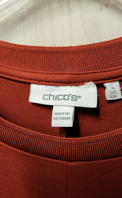 Chico's Women's Size 4 = US XXL Red Dress
