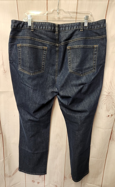 Lands End Women's Size 34 (18/1X) Blue Jeans