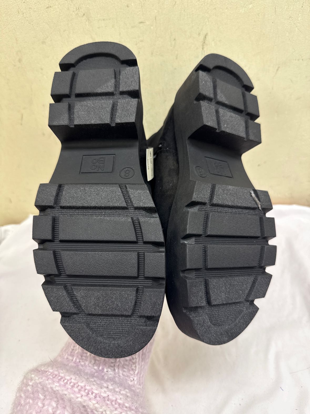 NWT No Boundaries Women's Size 8 Black Boots Shoes