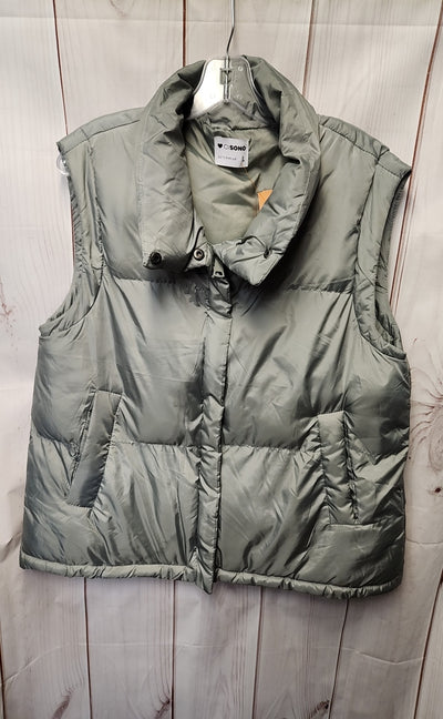 Ci Sono Women's Size L Gray Vest