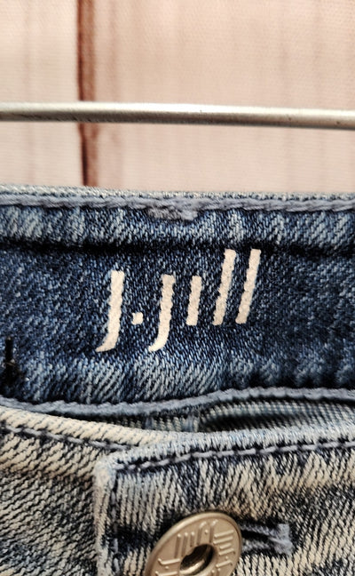 J Jill Women's Size 28 (5-6) Athletic Fit Crop Blue Jeans