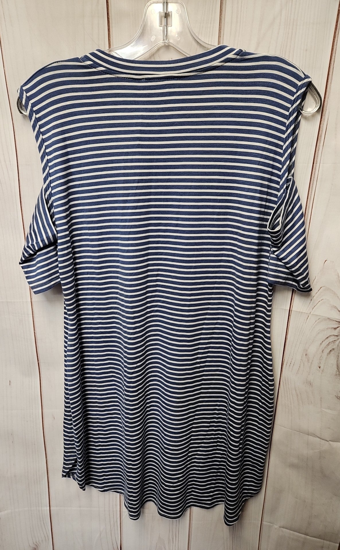 NWT Kokoon Women's Size XL Blue Cold Shoulder Top