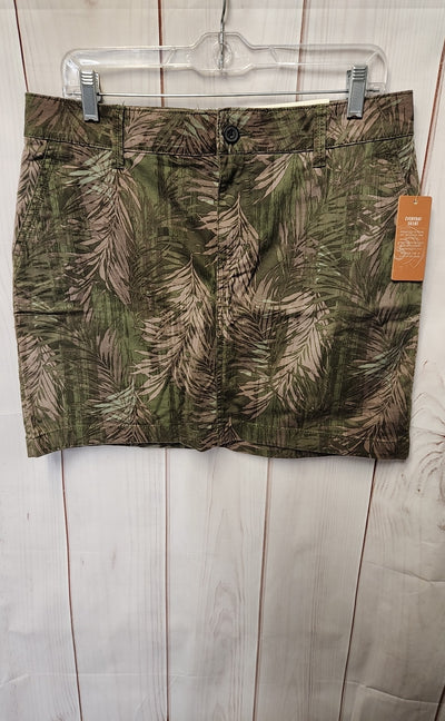 NWT Sonoma Women's Size 10 Green Floral Skorts