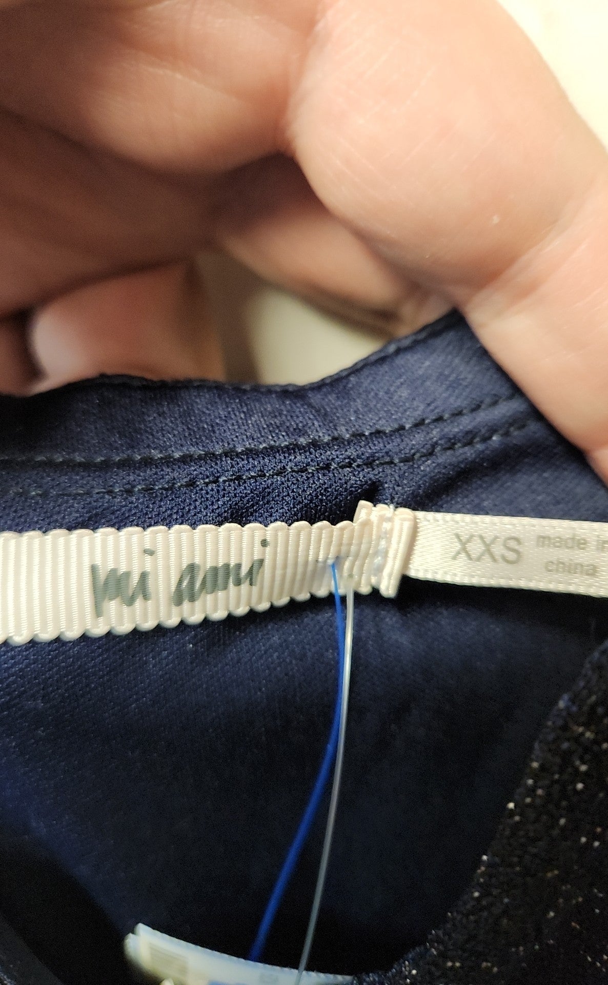 NWT Mi Ami Women's Size XXS Navy Jumpsuit