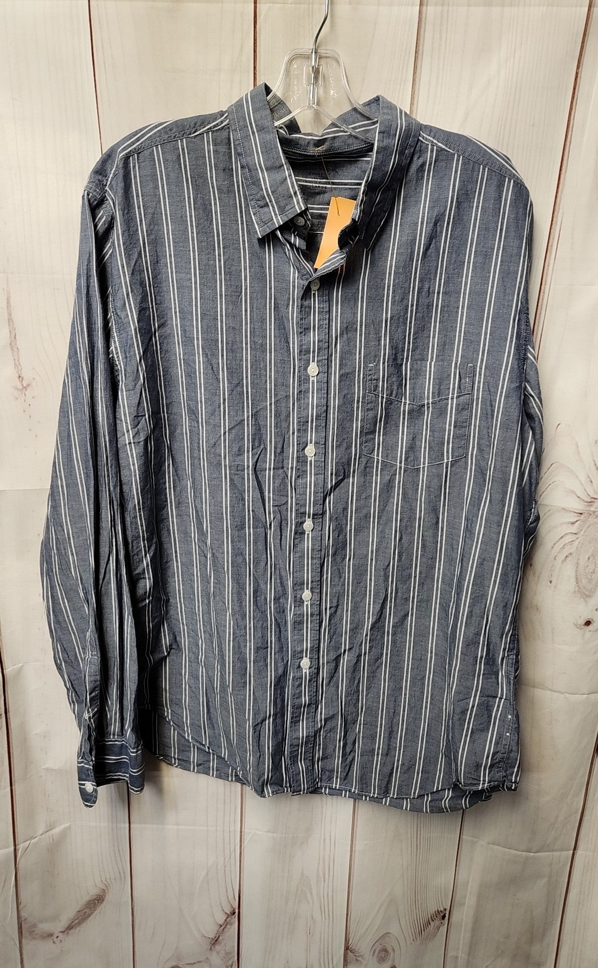 J Crew Men's Size L Blue Shirt