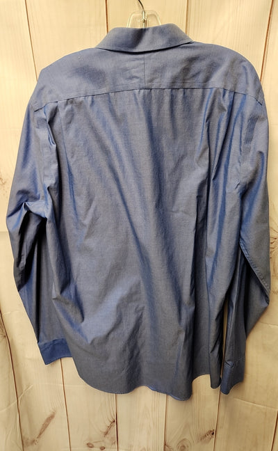 Nordstrom Men's Size XL Blue Shirt