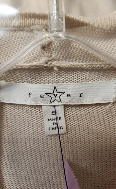 Fever Women's Size S Beige Cardigan