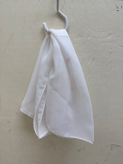 White Dress Scarf