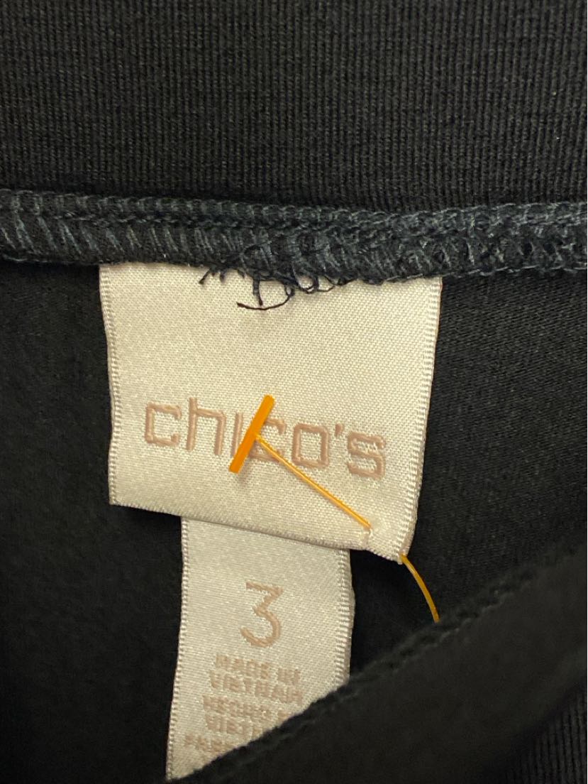 Chico's Women's Size XL Black Skirt